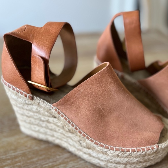 Chloé | Brown Suede Espadrilles - Picture 6 of 16